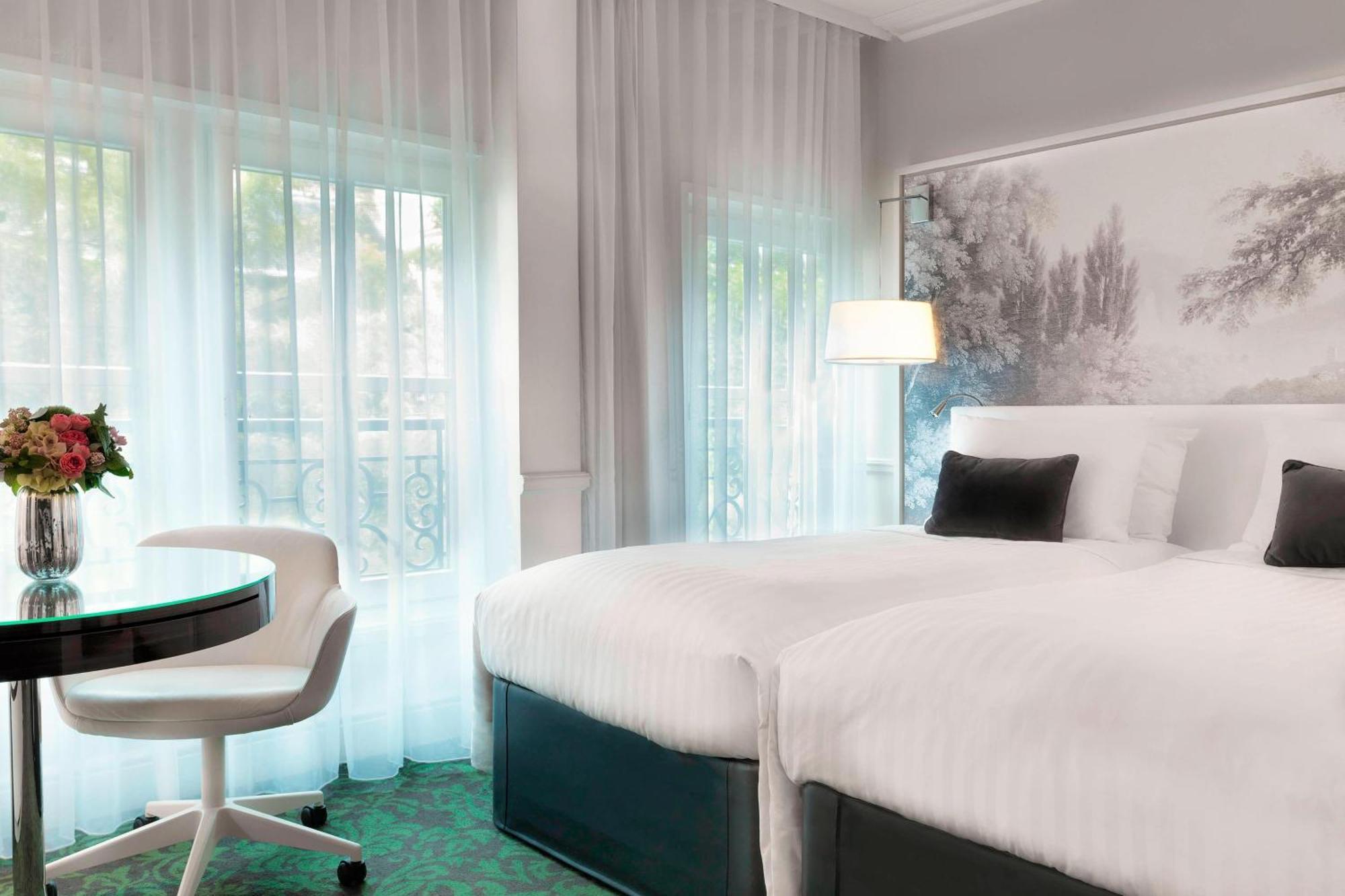 Chambre Lits Jumeaux Deluxe avec vue sur le jardin