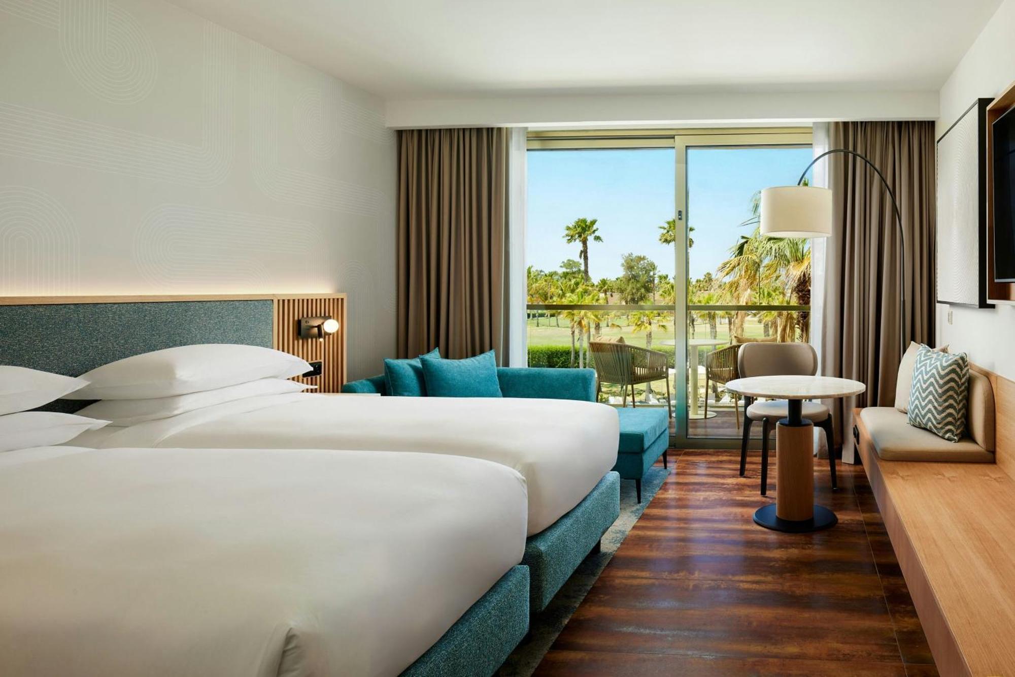 Deluxe Twin Room with Balcony and Pool View