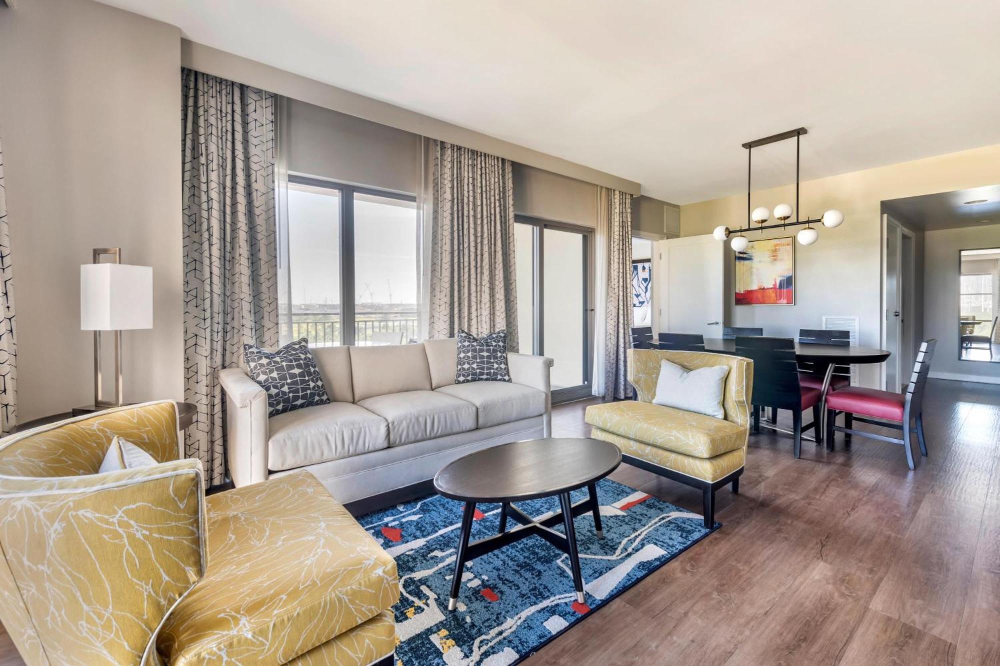 Two-Bedroom Suite with Sofa Bed and Kitchen