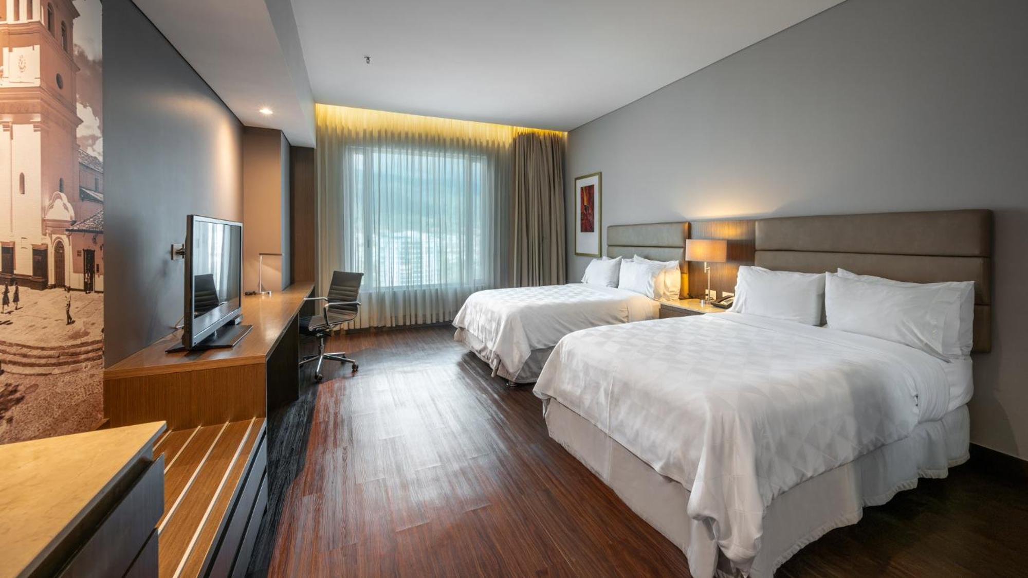 Standard Double Room with Two Double Beds - High Floor