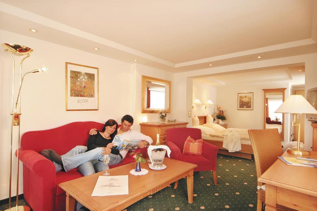 Panorama-Doppelzimmer mit Bergblick
