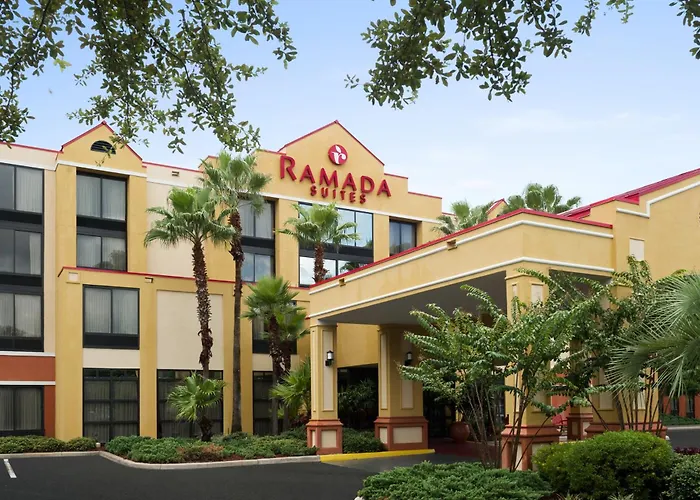 Romantic hotel: Ramada By Wyndham Suites Orlando Airport- Free Airport Shuttle