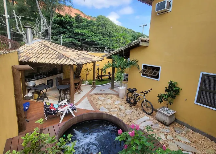 Hotel de praia: Casa em Búzios em frente a praia Rasa -Kite Surf Búzios Spa