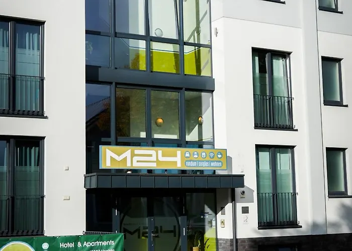Hotel M24 - Alle Zimmer mit Küchenzeile