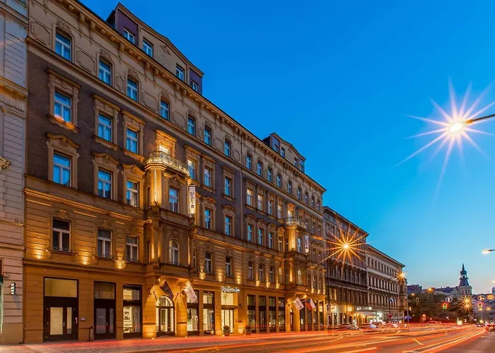 In Luxury hotels Radisson Blu Prague